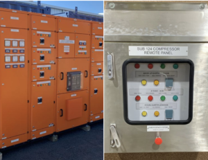 A mining motor control centre installed on site